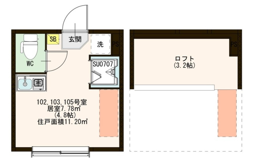 Win crestの間取り