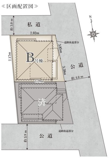 【区画図】 | ＧＲＡＣＥ　ＷＯＯＤ　宿河原５丁目