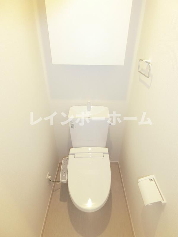 仲介手数料（賃料の1.10ヵ月）の50％OFF対象物件！のトイレ|落ち着いたトイレです