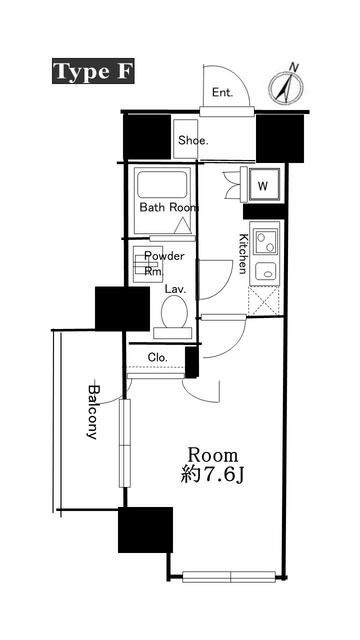 ドゥーエ国府台の間取り