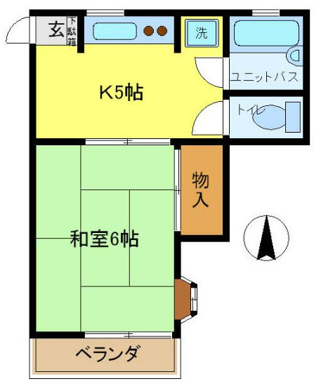 コーポ島田の間取り