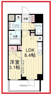【間取り】 | パレステージ六町Ⅴ