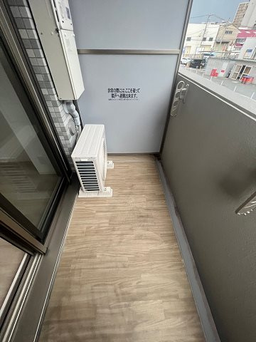 エスリード大阪クレストコートのバルコニー|落ち着いた時間を過ごせるバルコニーです