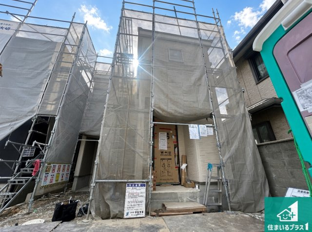 堺市中区堀上町　第4期　新築一戸建ての外観|現在の進捗状況です！順調に作業進行中、完成が待ち遠しいです！詳細の間取り等、お気軽にお問い合わせください！