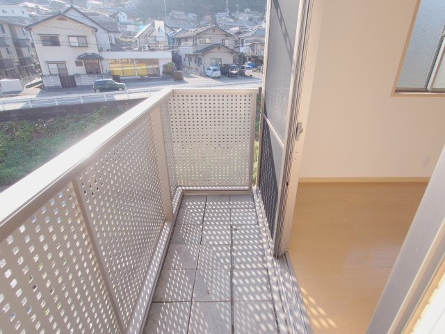 リバーサイド中野　A棟のバルコニー
