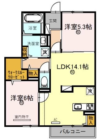 アグレアーブルの間取り