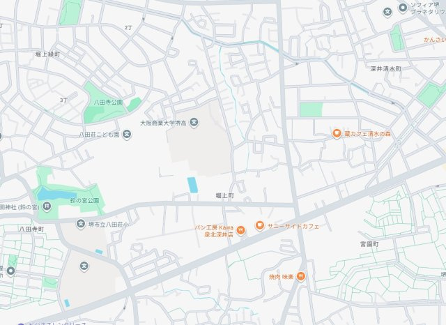 堺市中区堀上町　第4期　新築一戸建ての地図