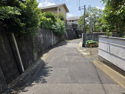 【前面道路含む現地写真】 | 山科区御陵牛尾町　売地