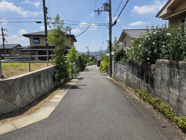 【前面道路含む現地写真】 | 山科区御陵牛尾町　売地