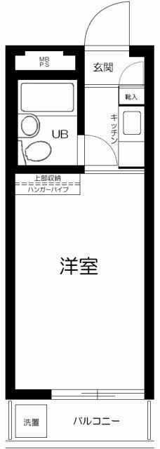 スカイコート池尻の間取り