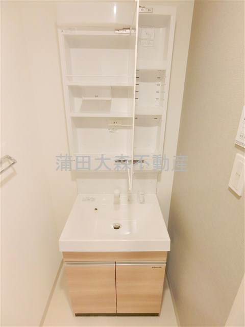 LUXENAラグゼナ平和島の洗面所