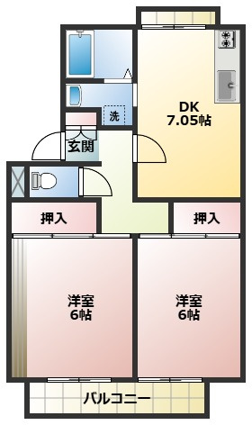 ホワイトパレスの間取り