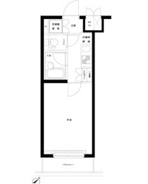 板橋区小茂根４丁目の賃貸マンションの間取り