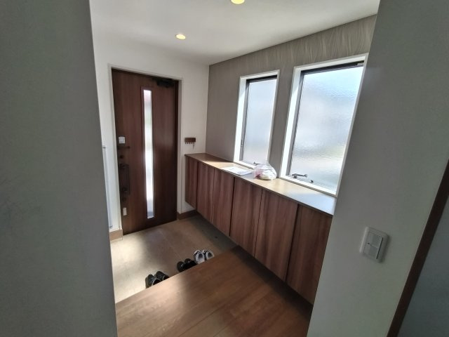 大田原市若松町・中古戸建の玄関