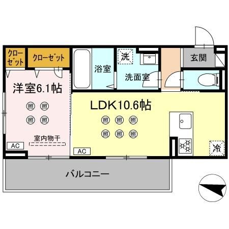 グレースメゾン/コンフォートメゾン　グレースメゾンの間取り