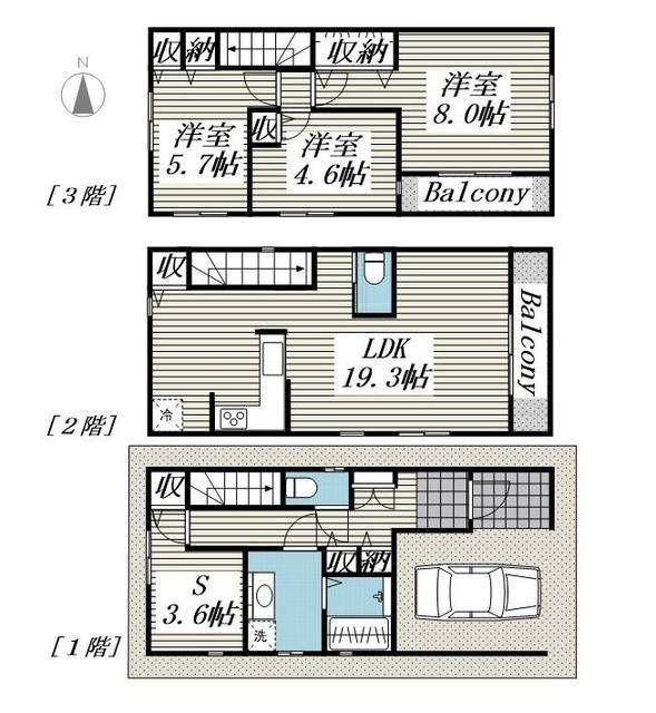 Sumai-to江東区東砂01の間取り