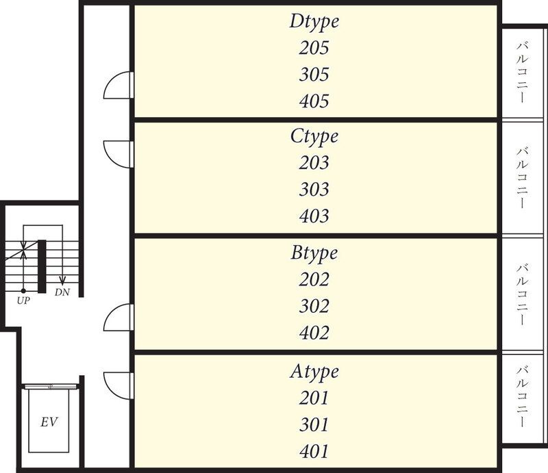 リブリ・レジデンス三ノ輪の区画図