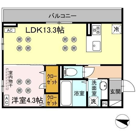 グレースメゾン/コンフォートメゾン　グレースメゾンの間取り