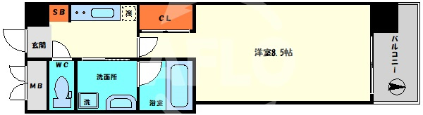 ビエラコート内久宝寺の間取り|ビエラコート内久宝寺　間取り
