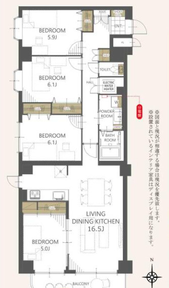 ロジェ山鼻の間取り