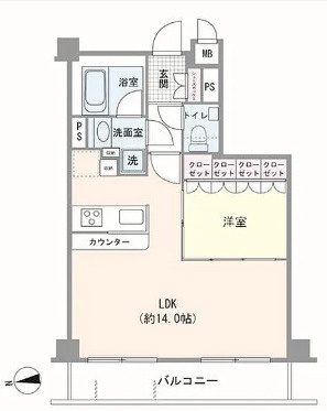 【間取り】 | レジデンシャルスター三軒茶屋