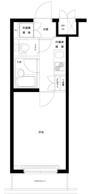 ルーブル小竹向原 の間取り|間取りです。