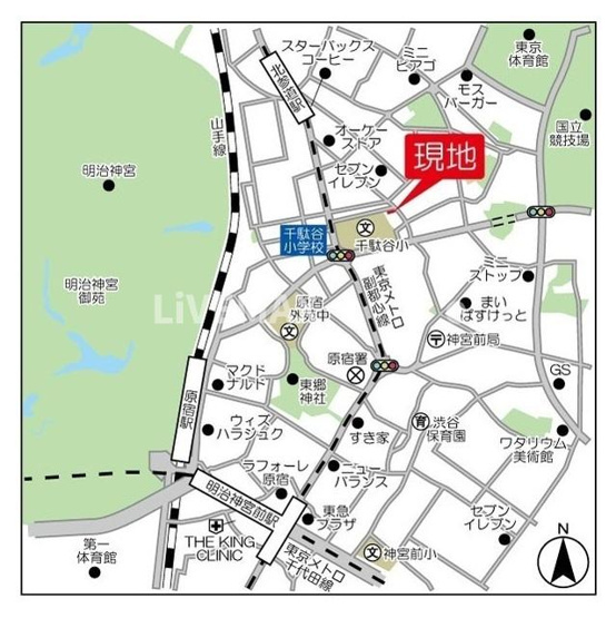 【地図】ＡＳＴＩＬＥ原宿