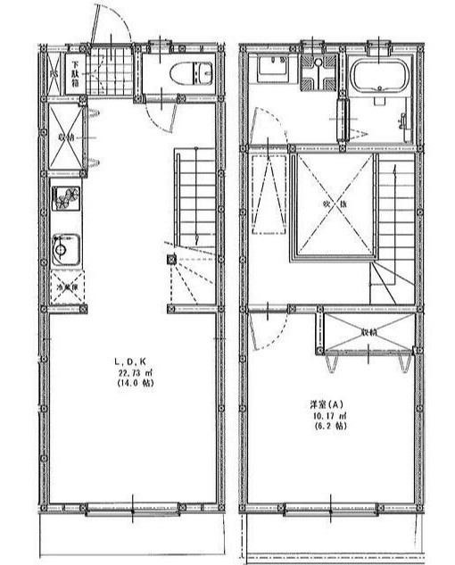 ウッドマンション和光ヴィレッジAの間取り