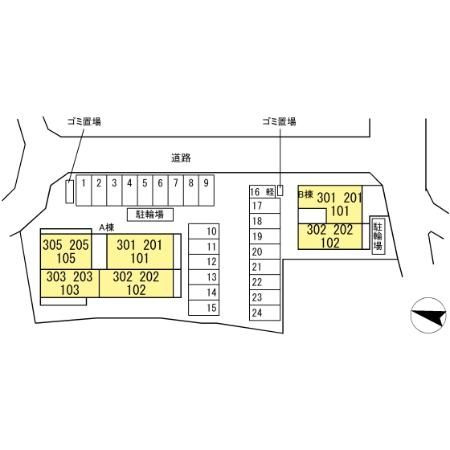 グレースメゾン/コンフォートメゾン　コンフォートメゾンの区画図