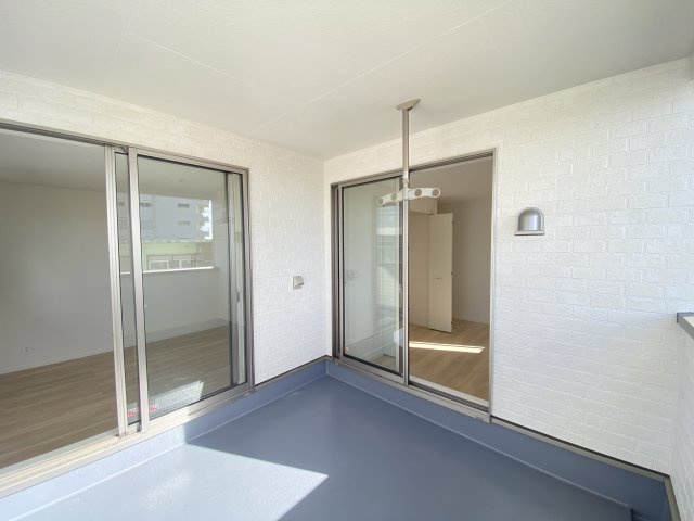 南城市佐敷伊原　第2（全4棟）1号棟のバルコニー|※同仕様写真です