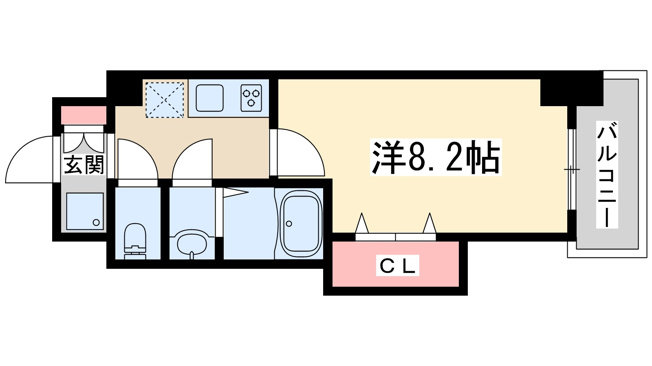【間取り】 | ラグゼ新大阪イースト1
