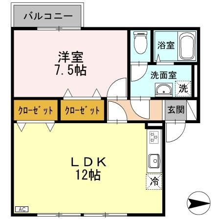 コーポコスモスの間取り