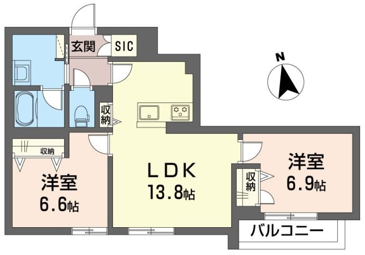 ソルテ津田沼の間取り