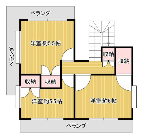 沖縄市高原７丁目の中古一戸建の間取り
