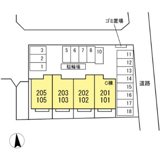 【駐車場】 | メルベーユ　ＭＴ　Ｃ棟