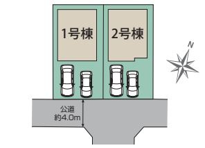 【区画図】 | ご家族様のプライベート空間が確保できる素敵な間取りです。また敷地ゆったりですので、おうち時間を楽しむのにもぴったりですね♪