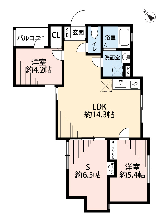 第一アパートの間取り
