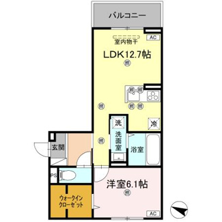 【間取り】 | フィオーレガーデン北田宮　C