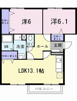 【間取り】 | ユーメゾン内浜