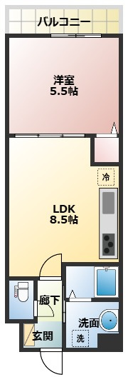 リアライズ今里南の間取り