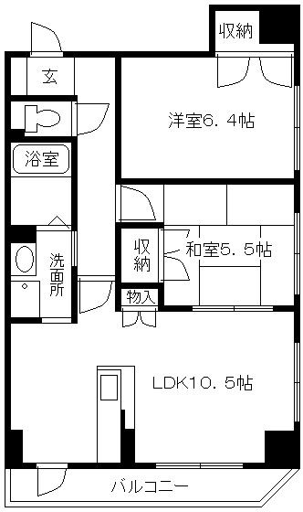 東加古川ミオの間取り