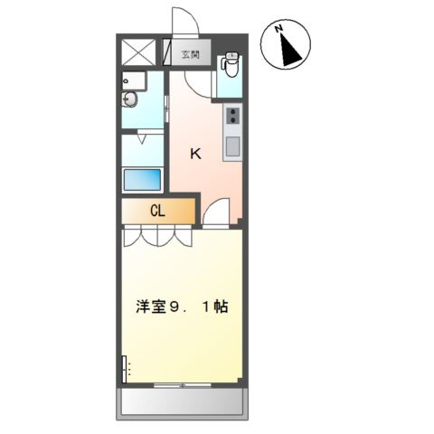 イーストパレス壱番館の間取り
