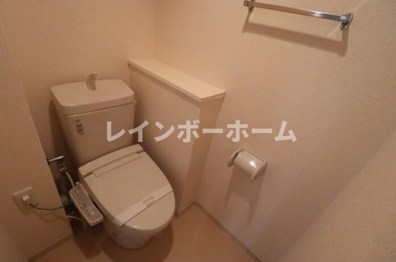 Magnolia cout Ⅱ（仲介手数料（賃料の1.10ヵ月）の50％OFF対象物件！のトイレ|コンパクトで使いやすいトイレです