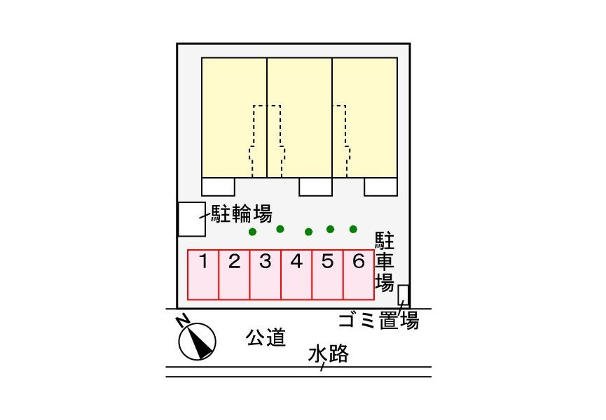シェーネスハイムの駐車場