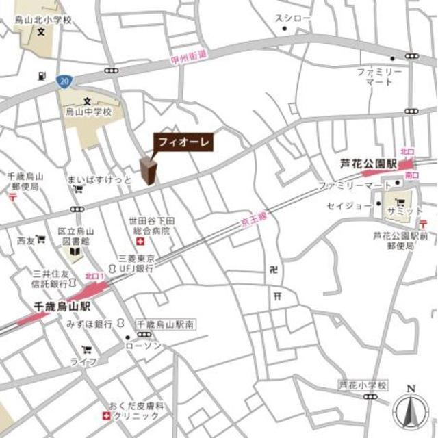 フィオーレの地図