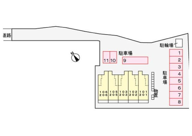 シェーネの駐車場|駐車場