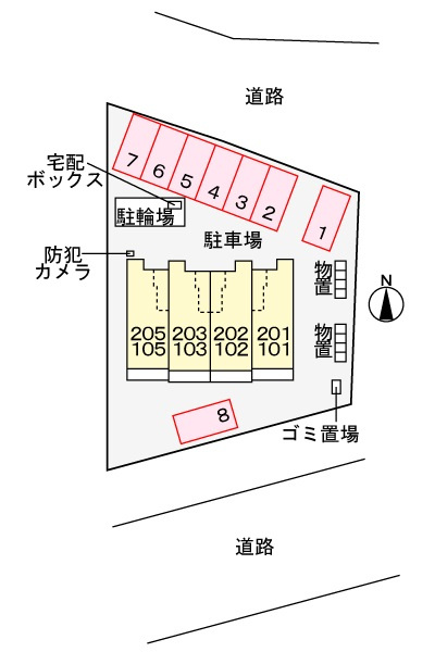 ファイアブルーム大森の駐車場|駐車場