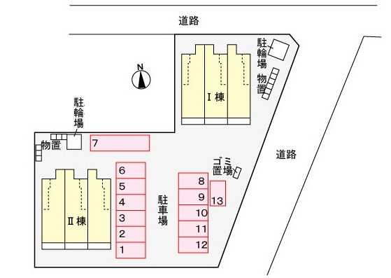 ソフィア御山Ⅱの駐車場|駐車場