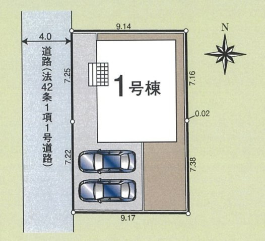 【区画図】 | 毛呂山町前久保南第10　クレイドルガーデン　新築戸建　全1棟　1号棟
