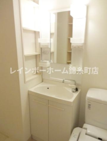 ルームス市川（E-073)の独立洗面台